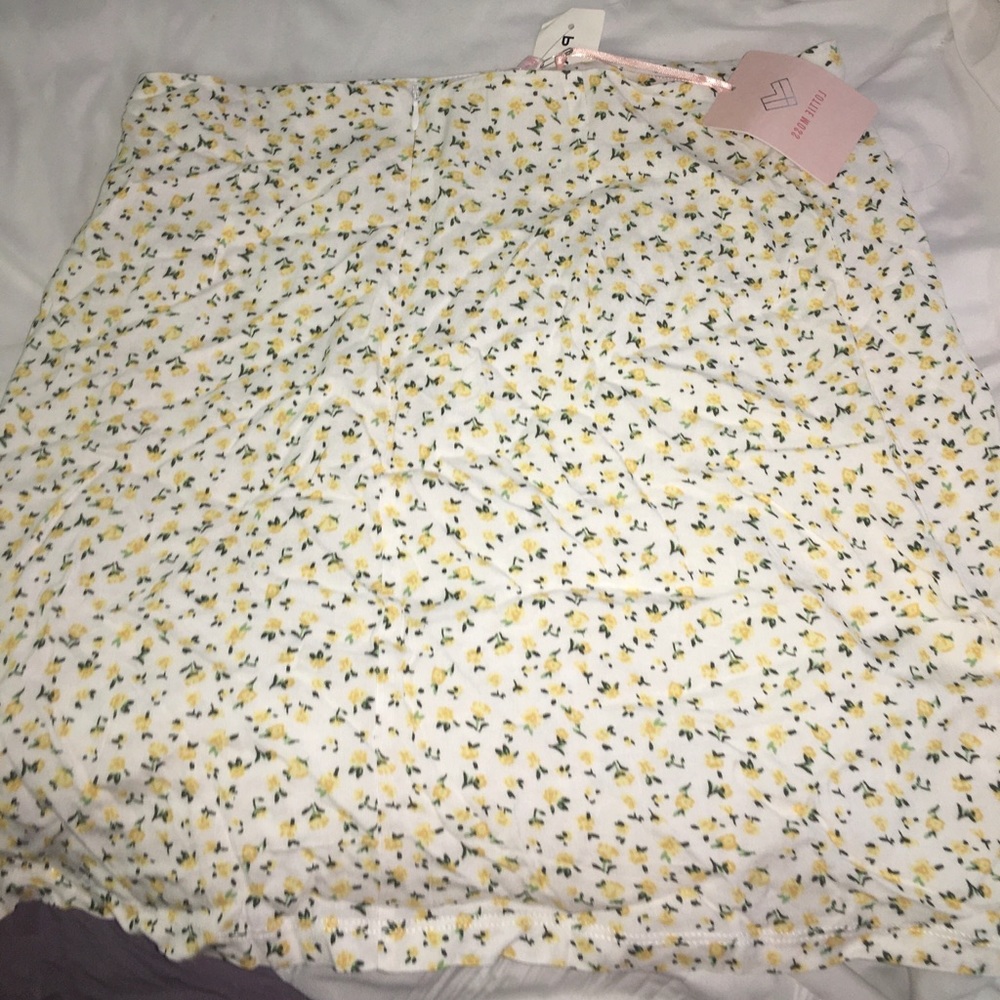 floral skirt